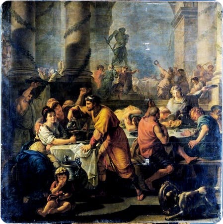 Saturnalia by Antoine Callet, 1783