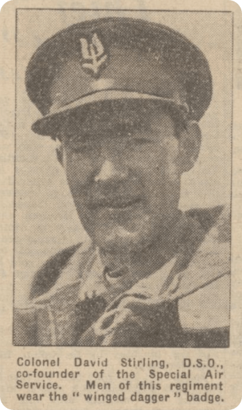 David Stirling, co-founder of the SAS