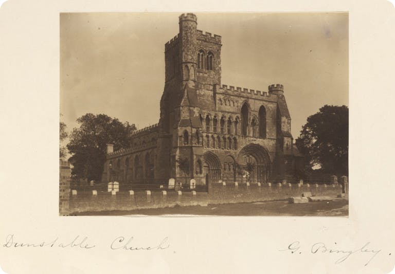 Dunstable Church, c. 1891.