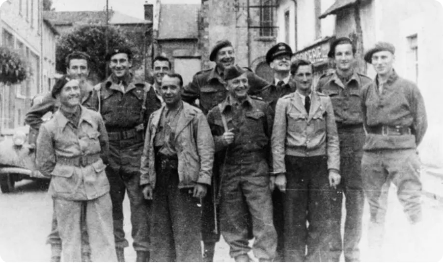 Members of the SOE in Southern France in 1944.