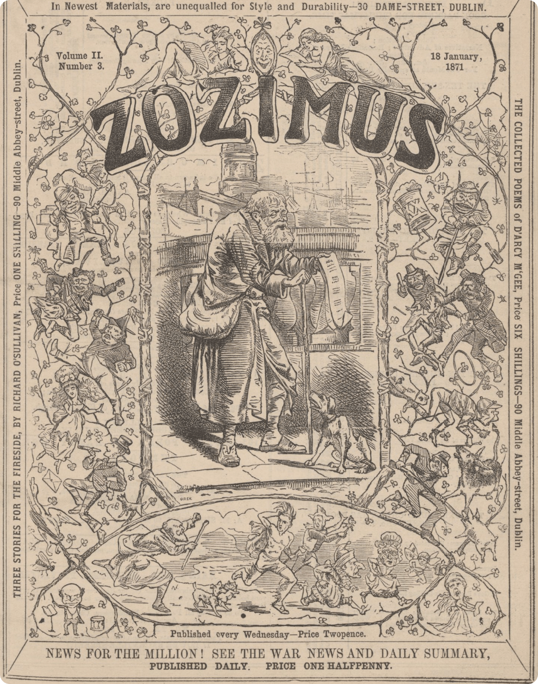 Zozimus, 18 January 1871.