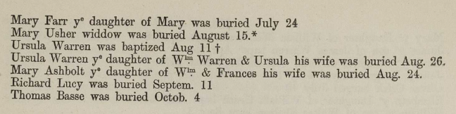 Bedfordshire baptism