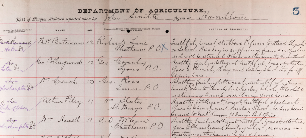 An emigration report from 1888.