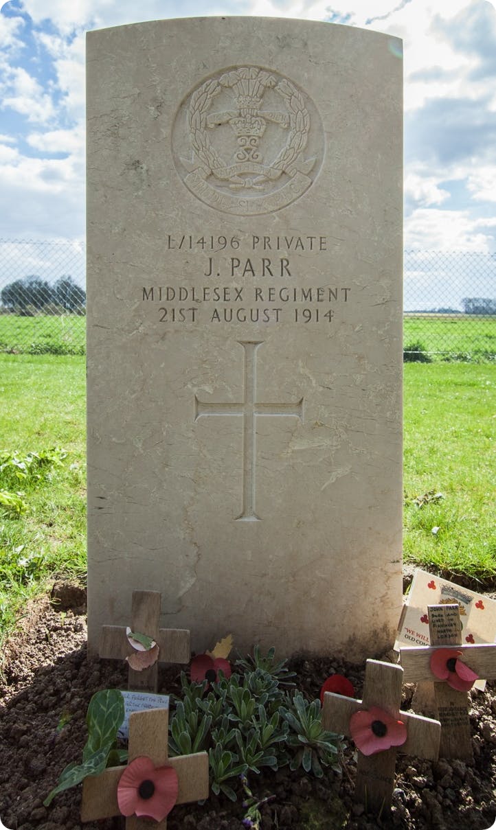 John Parr's grave