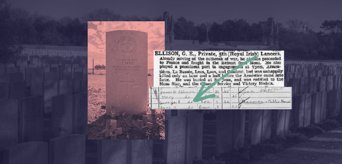 the first and last British soldiers killed in the First World War