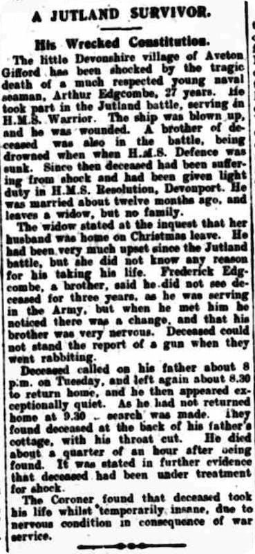 Hampshire Telegraph, 9 January 1920.