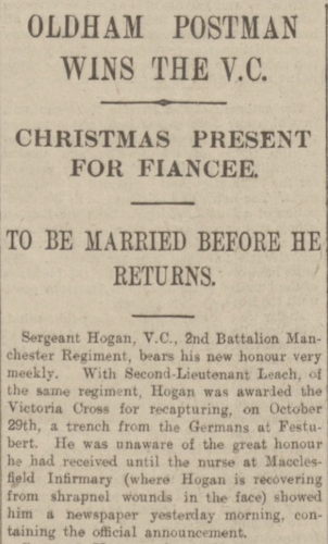 Manchester Courier, 24 December 1914.