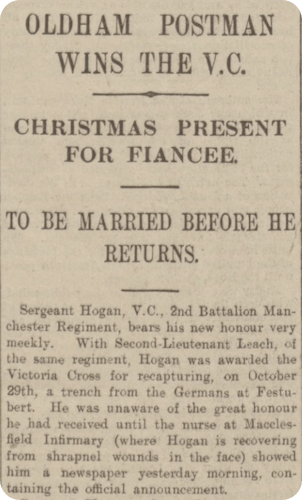 Manchester Courier, 24 December 1914.