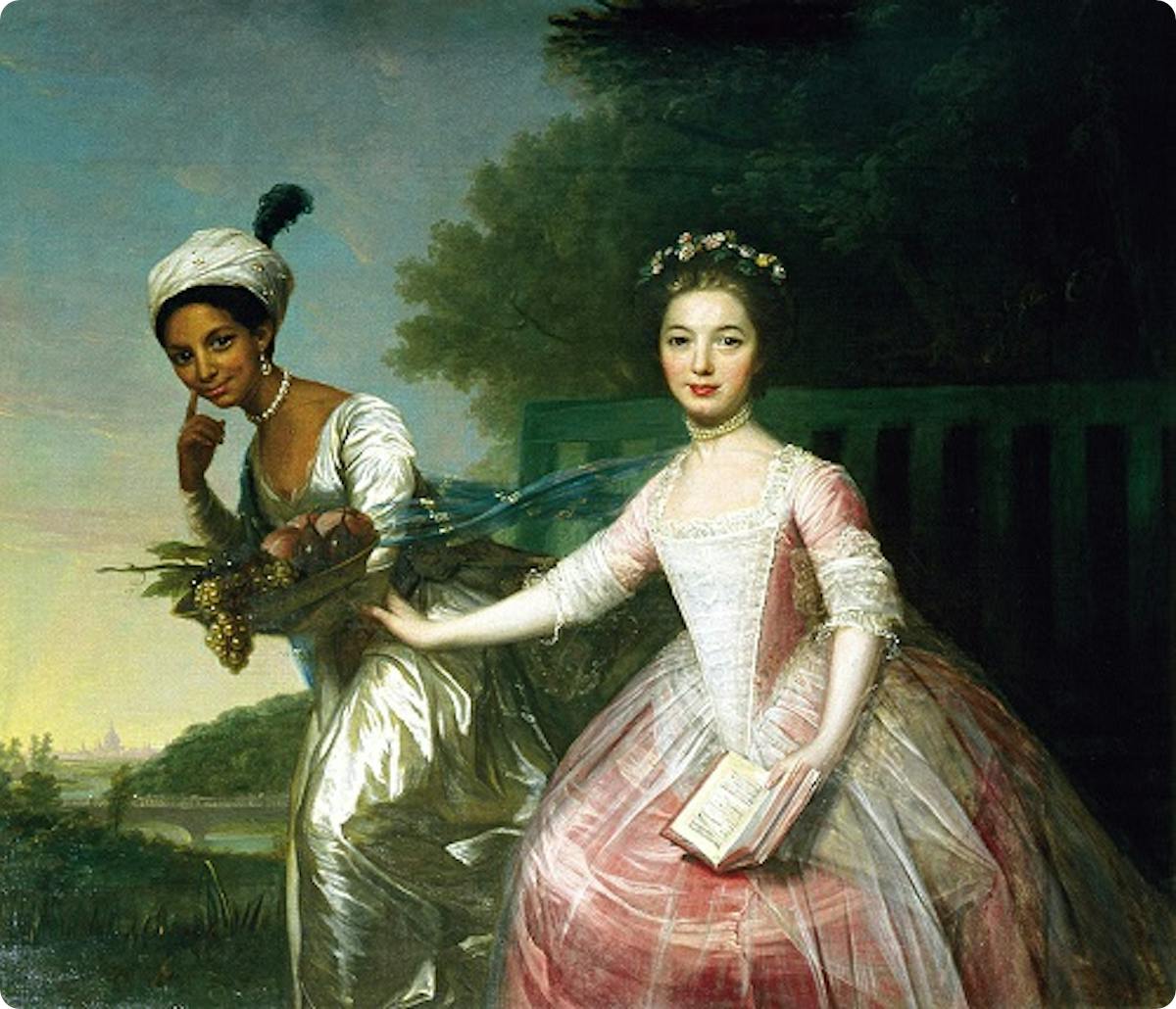 Dido Belle and Elizabeth Murray famous painting