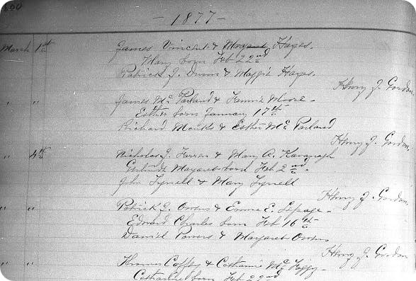 New York baptism records
