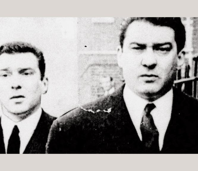 The Kray twins, Ronnie and Reggie