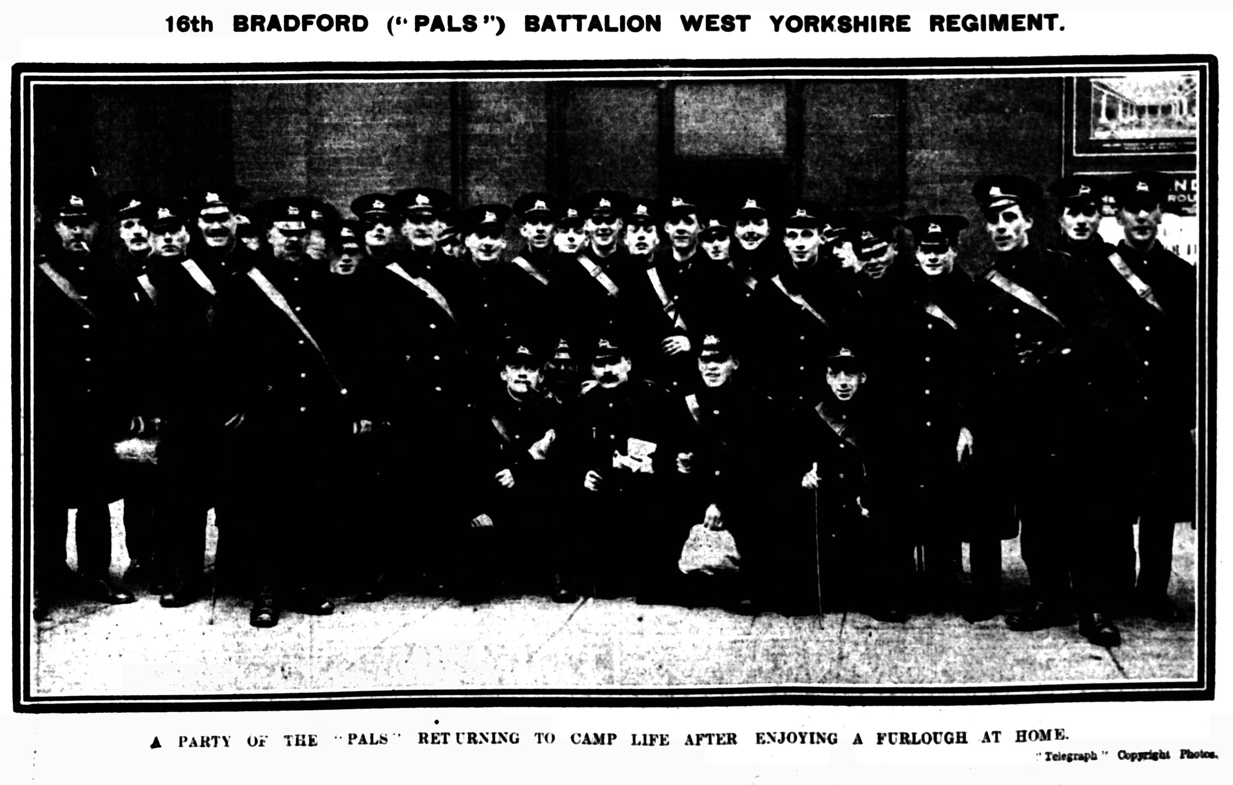 men of the 16th Bradford Pals