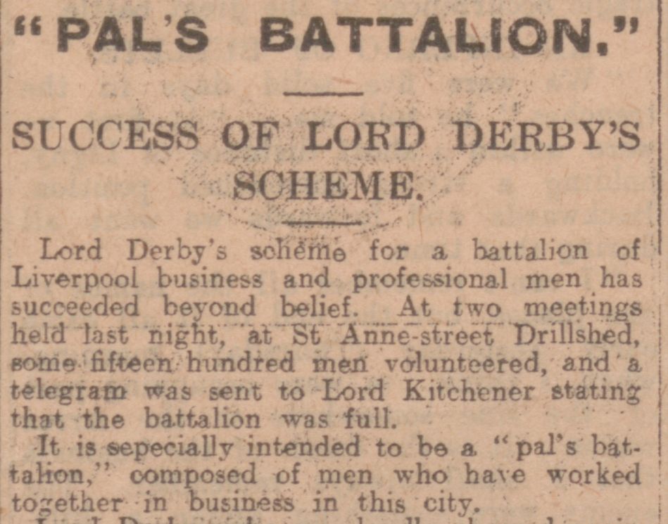 Article about the success of the Pals