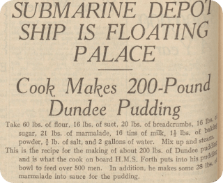 Recipe for Dundee Pudding