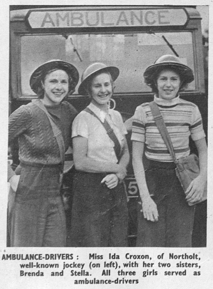 The Croxon sisters in The Sphere, 9 January 1943.