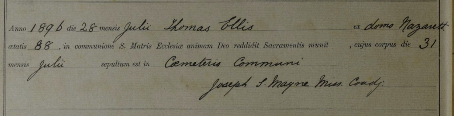 burial record 1896