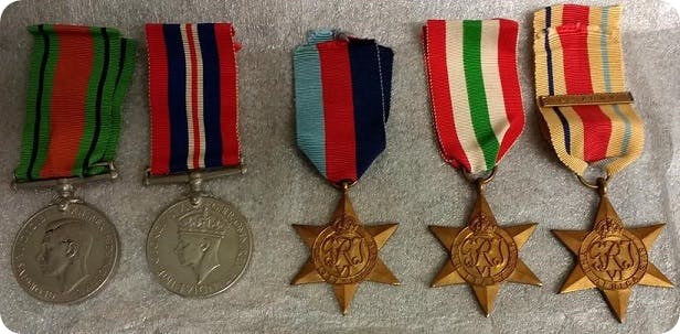 WW2 medals
