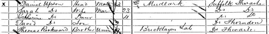 snippet from a census