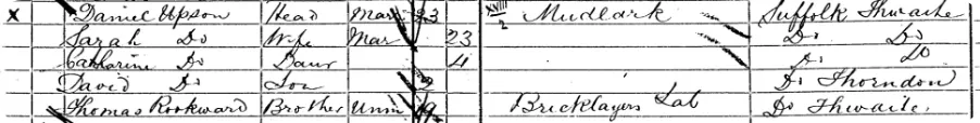snippet from a census
