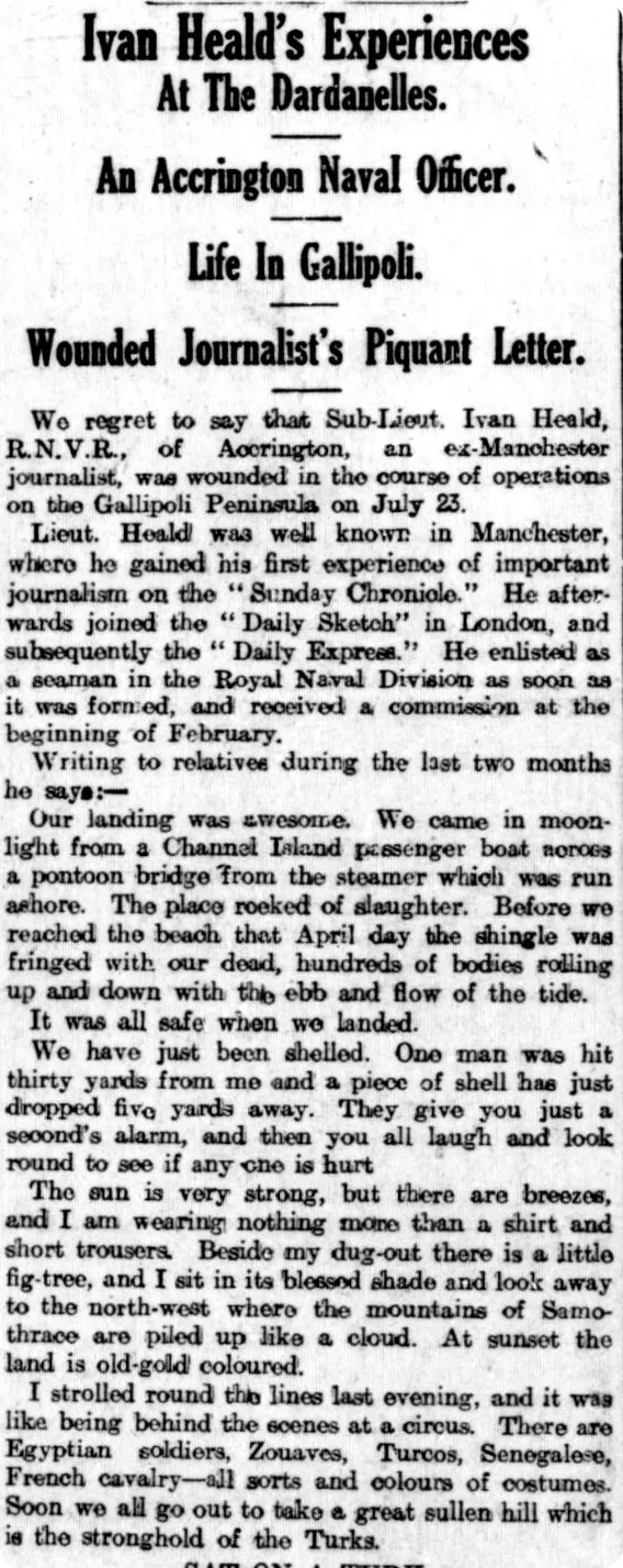 Haslingden Gazette, 31 July 1915.
