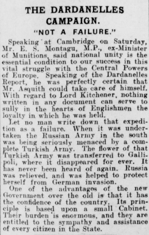 Northwich Guardian, 20 March 1917. 