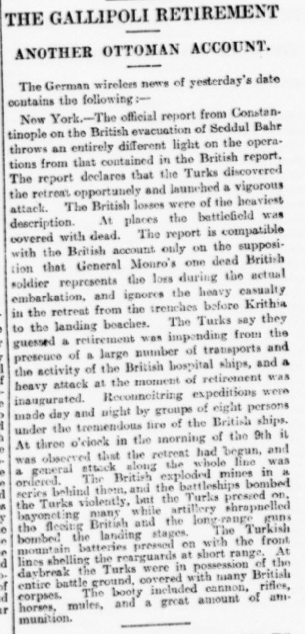 Glasgow Herald,19 January 1916. 