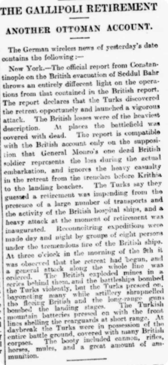 Glasgow Herald,19 January 1916.