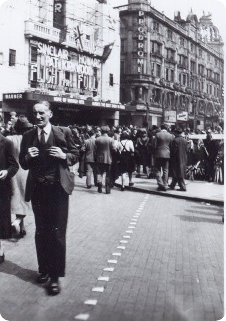 Coventry Sqaure, London on VE Day, May, 1945.