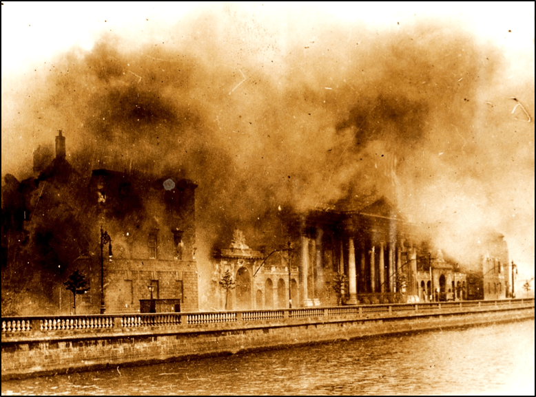 "Four Courts Conflagration" 30 June 1922