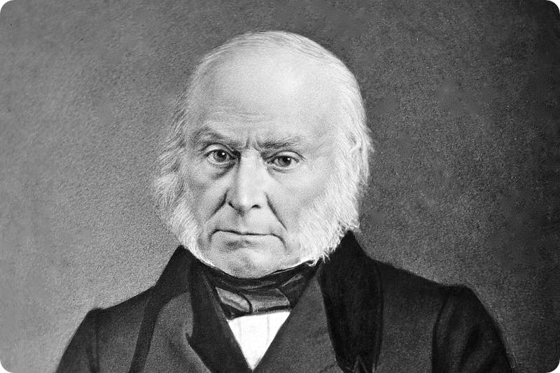 US President John Quincy Adams