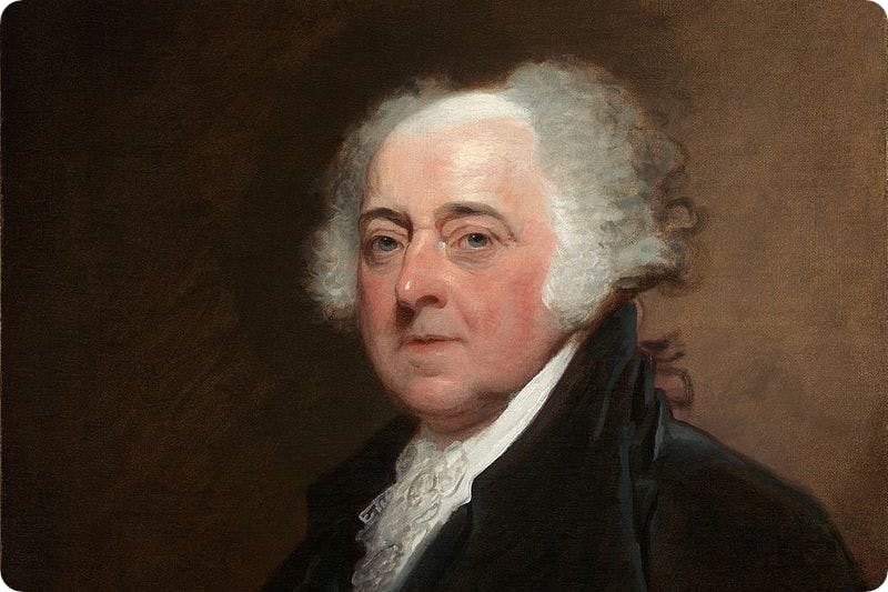 US President John Adams