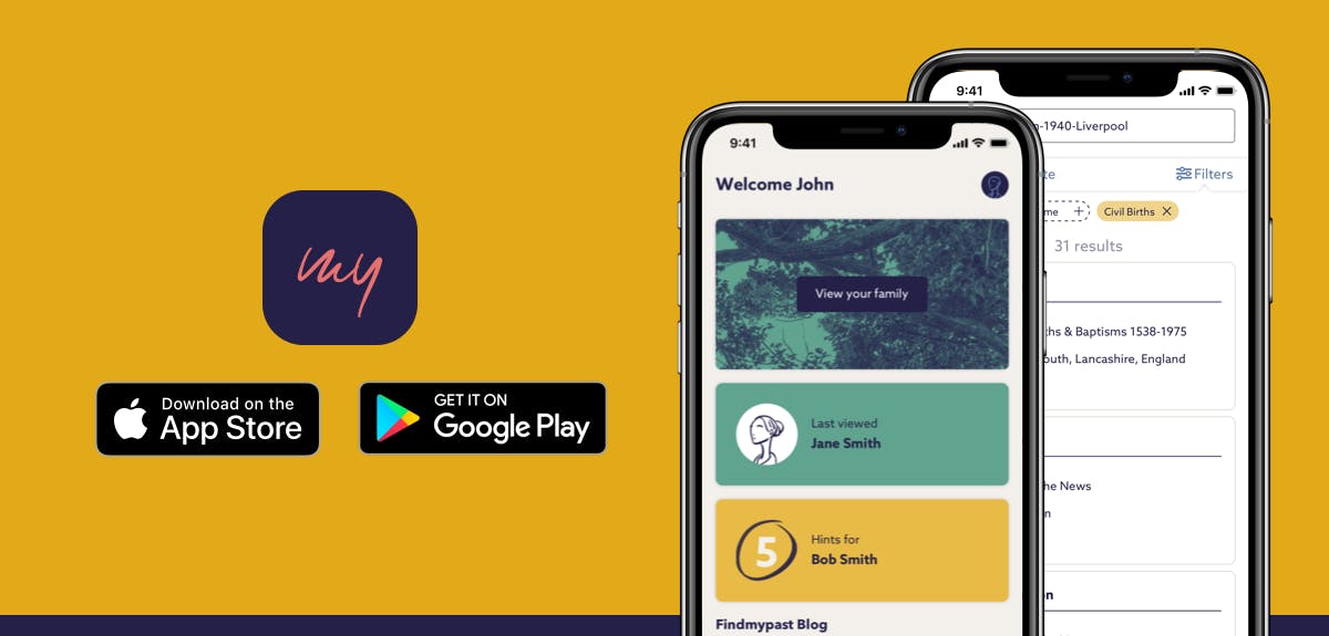 Download Findmypast app