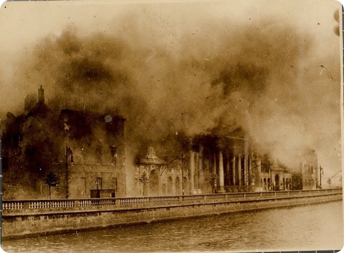 Fire at the Public Records Office of Ireland, 1922