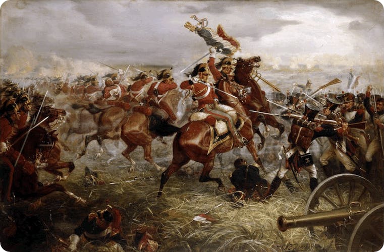 The Battle of Waterloo.