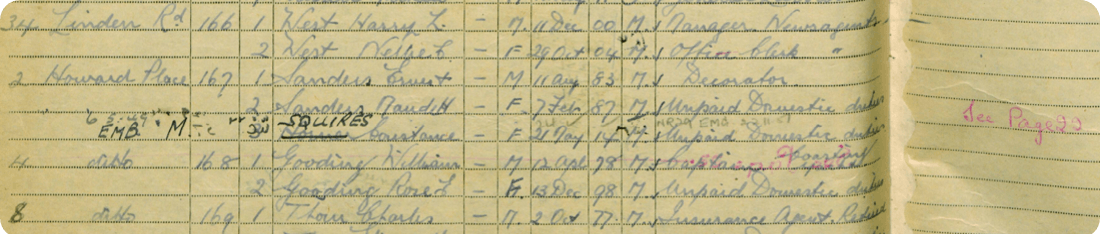 Rose and her husband William in the 1939 Register. You can see the full record here.