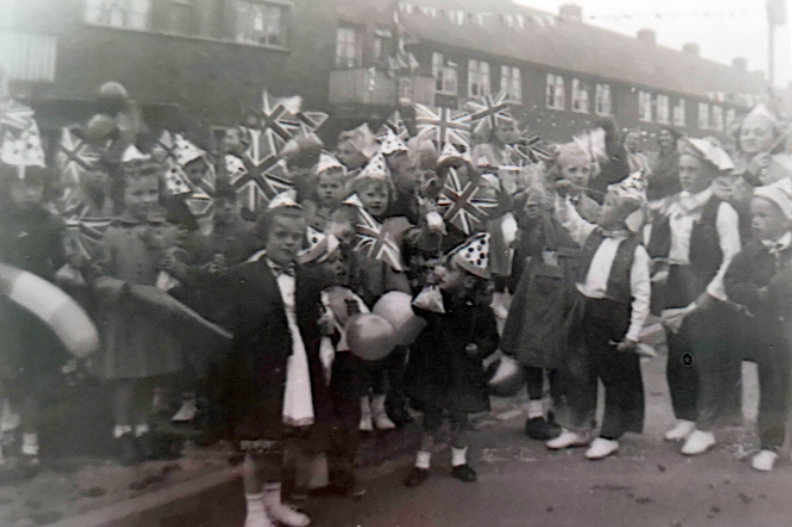 Bernie's coronation photo.