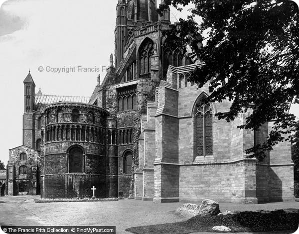 New Memorial Chapel, Norwich, found in the Francis Frith Collection, 1932.