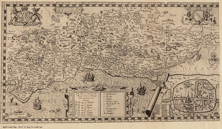Sussex map