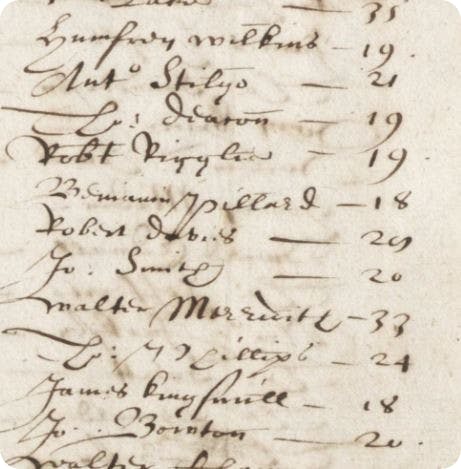Image from the Britain Registers of Licence to Pass Beyond the Seas