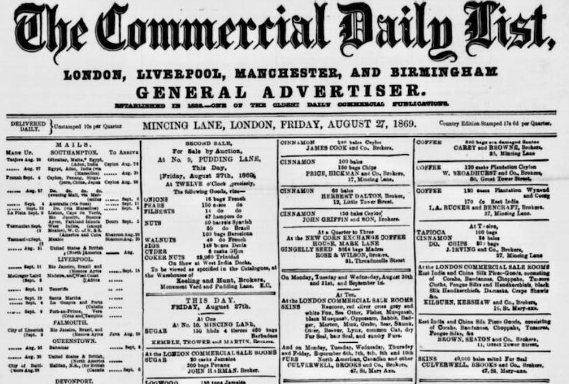 The Commercial Daily List.