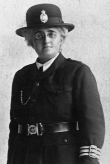 Edith Smith in her police uniform.