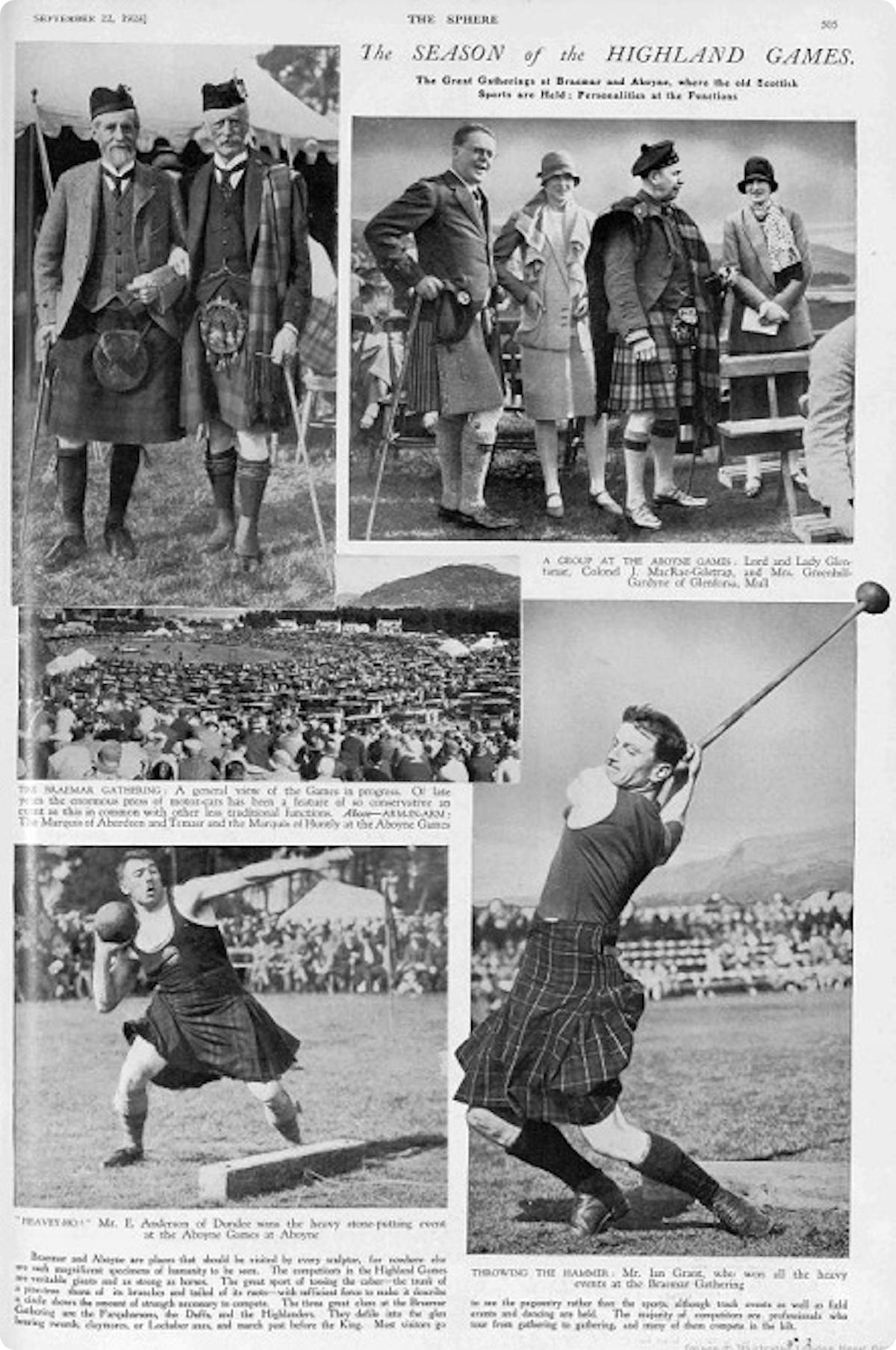 The Highland Games, 1928
