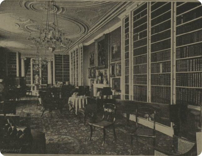 Althorp House library in 1892