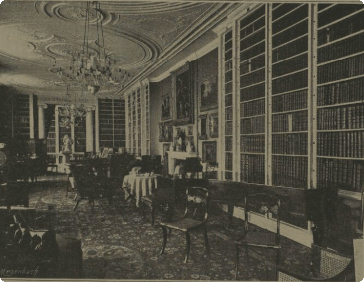 Althorp House library in 1892