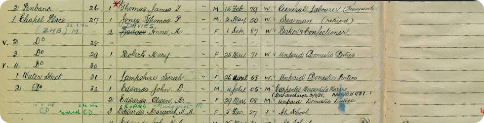 1939 census