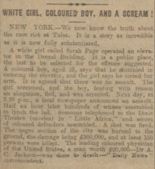 The story behind the Tulsa Race Massacre