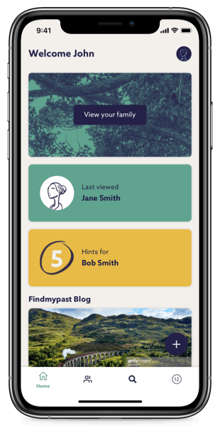 Findmypast mobile app