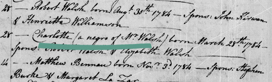 Slaves in Catholic records