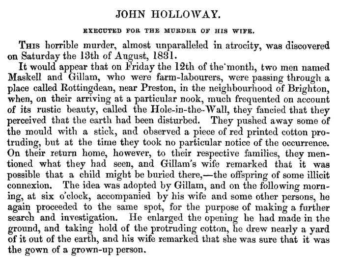 The report of the trial in 1831