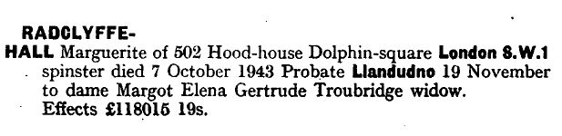 Lesbian relationship in will records